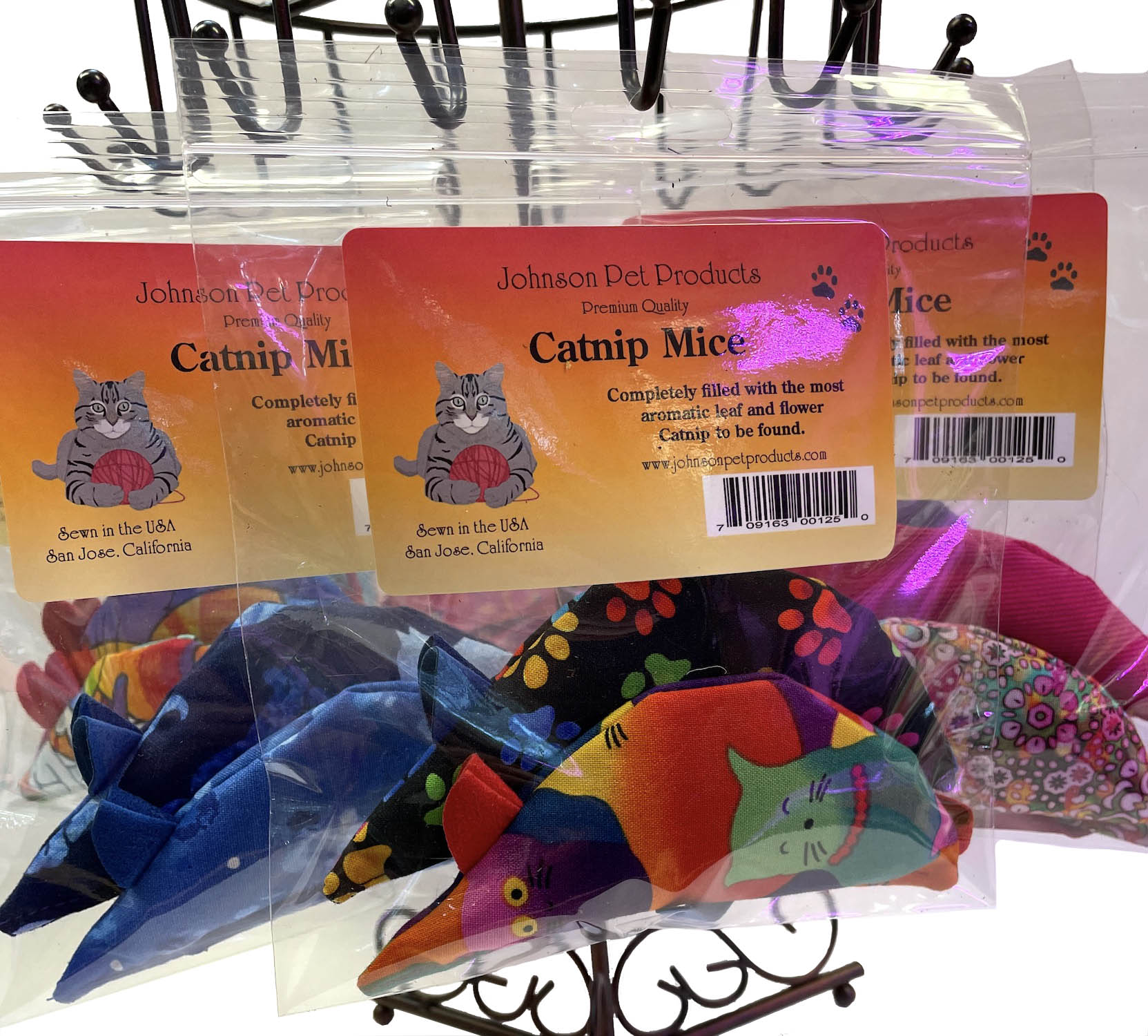 Catnip Mice 4 Pack 2